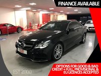 USED 2013 63 MERCEDES-BENZ E-CLASS 2.1 E250 CDI AMG SPORT 2d 204 BHP * PRIVACY GLASS * CLIMATE * NAVIGATION * PARKING SENSORS * LEATHER TRIM *18 INCH ALLOY WHEELS *