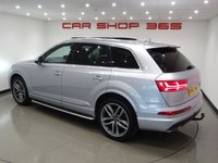 USED 2017 67 AUDI Q7 3.0 V6 TDI (272 PS) S LINE TIPTRONIC QUATTRO ( EURO 6 ) (S/S) 5DR + 7 SEATS + NAV + PANORAMIC E/SUNROOF + E/HEATED LEATHER / ALCANTARA + MULTIMEDIA + CRUISE + KEYLESS + 7 SEATS+21S+CAM+PANROOF+LEATHER/ALCANTARA+NAV+CRUISE