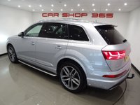 USED 2017 67 AUDI Q7 3.0 V6 TDI (272 PS) S LINE TIPTRONIC QUATTRO ( EURO 6 ) (S/S) 5DR + 7 SEATS + NAV + PANORAMIC E/SUNROOF + E/HEATED LEATHER / ALCANTARA + MULTIMEDIA + CRUISE + KEYLESS + 7 SEATS+21S+CAM+PANROOF+LEATHER/ALCANTARA+NAV+CRUISE