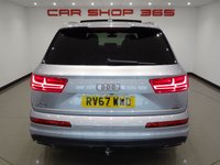 USED 2017 67 AUDI Q7 3.0 V6 TDI (272 PS) S LINE TIPTRONIC QUATTRO ( EURO 6 ) (S/S) 5DR + 7 SEATS + NAV + PANORAMIC E/SUNROOF + E/HEATED LEATHER / ALCANTARA + MULTIMEDIA + CRUISE + KEYLESS + 7 SEATS+21S+CAM+PANROOF+LEATHER/ALCANTARA+NAV+CRUISE