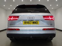 USED 2017 67 AUDI Q7 3.0 V6 TDI (272 PS) S LINE TIPTRONIC QUATTRO ( EURO 6 ) (S/S) 5DR + 7 SEATS + NAV + PANORAMIC E/SUNROOF + E/HEATED LEATHER / ALCANTARA + MULTIMEDIA + CRUISE + KEYLESS + 7 SEATS+21S+CAM+PANROOF+LEATHER/ALCANTARA+NAV+CRUISE
