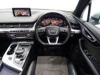 USED 2017 67 AUDI Q7 3.0 V6 TDI (272 PS) S LINE TIPTRONIC QUATTRO ( EURO 6 ) (S/S) 5DR + 7 SEATS + NAV + PANORAMIC E/SUNROOF + E/HEATED LEATHER / ALCANTARA + MULTIMEDIA + CRUISE + KEYLESS + 7 SEATS+21S+CAM+PANROOF+LEATHER/ALCANTARA+NAV+CRUISE