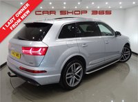 USED 2017 67 AUDI Q7 3.0 V6 TDI (272 PS) S LINE TIPTRONIC QUATTRO ( EURO 6 ) (S/S) 5DR + 7 SEATS + NAV + PANORAMIC E/SUNROOF + E/HEATED LEATHER / ALCANTARA + MULTIMEDIA + CRUISE + KEYLESS + 7 SEATS+21S+CAM+PANROOF+LEATHER/ALCANTARA+NAV+CRUISE