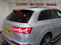 USED 2017 67 AUDI Q7 3.0 V6 TDI (272 PS) S LINE TIPTRONIC QUATTRO ( EURO 6 ) (S/S) 5DR + 7 SEATS + NAV + PANORAMIC E/SUNROOF + E/HEATED LEATHER / ALCANTARA + MULTIMEDIA + CRUISE + KEYLESS + 7 SEATS+21S+CAM+PANROOF+LEATHER/ALCANTARA+NAV+CRUISE