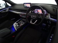 USED 2017 67 AUDI Q7 3.0 V6 TDI (272 PS) S LINE TIPTRONIC QUATTRO ( EURO 6 ) (S/S) 5DR + 7 SEATS + NAV + PANORAMIC E/SUNROOF + E/HEATED LEATHER / ALCANTARA + MULTIMEDIA + CRUISE + KEYLESS + 7 SEATS+21S+CAM+PANROOF+LEATHER/ALCANTARA+NAV+CRUISE