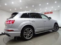USED 2017 67 AUDI Q7 3.0 V6 TDI (272 PS) S LINE TIPTRONIC QUATTRO ( EURO 6 ) (S/S) 5DR + 7 SEATS + NAV + PANORAMIC E/SUNROOF + E/HEATED LEATHER / ALCANTARA + MULTIMEDIA + CRUISE + KEYLESS + 7 SEATS+21S+CAM+PANROOF+LEATHER/ALCANTARA+NAV+CRUISE