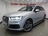 USED 2017 67 AUDI Q7 3.0 V6 TDI (272 PS) S LINE TIPTRONIC QUATTRO ( EURO 6 ) (S/S) 5DR + 7 SEATS + NAV + PANORAMIC E/SUNROOF + E/HEATED LEATHER / ALCANTARA + MULTIMEDIA + CRUISE + KEYLESS + 7 SEATS+21S+CAM+PANROOF+LEATHER/ALCANTARA+NAV+CRUISE