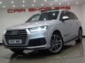 USED 2017 67 AUDI Q7 3.0 V6 TDI (272 PS) S LINE TIPTRONIC QUATTRO ( EURO 6 ) (S/S) 5DR + 7 SEATS + NAV + PANORAMIC E/SUNROOF + E/HEATED LEATHER / ALCANTARA + MULTIMEDIA + CRUISE + KEYLESS + 7 SEATS+21S+CAM+PANROOF+LEATHER/ALCANTARA+NAV+CRUISE