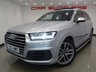 USED 2017 67 AUDI Q7 3.0 V6 TDI (272 PS) S LINE TIPTRONIC QUATTRO ( EURO 6 ) (S/S) 5DR + 7 SEATS + NAV + PANORAMIC E/SUNROOF + E/HEATED LEATHER / ALCANTARA + MULTIMEDIA + CRUISE + KEYLESS + 7 SEATS+21S+CAM+PANROOF+LEATHER/ALCANTARA+NAV+CRUISE