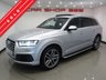 USED 2017 67 AUDI Q7 3.0 V6 TDI (272 PS) S LINE TIPTRONIC QUATTRO ( EURO 6 ) (S/S) 5DR + 7 SEATS + NAV + PANORAMIC E/SUNROOF + E/HEATED LEATHER / ALCANTARA + MULTIMEDIA + CRUISE + KEYLESS + 7 SEATS+21S+CAM+PANROOF+LEATHER/ALCANTARA+NAV+CRUISE