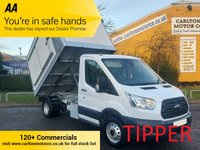 USED 2016 16 FORD TRANSIT 350 TDCi 125 TIPPER BOXED ARBORIST ALLOY BODY DRW  