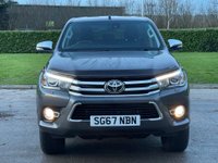 USED 2017 67 TOYOTA HI-LUX 2.4 INVINCIBLE X 4WD D-4D DCB 148 BHP CHOICES OF 2  LOW MILES IN STOCK !