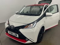 USED 2018 18 TOYOTA AYGO 1.0 VVT-I X-PRESS 5d 69 BHP Cool White , Red accents
