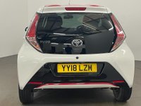 USED 2018 18 TOYOTA AYGO 1.0 VVT-I X-PRESS 5d 69 BHP Cool White , Red accents