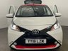 USED 2018 18 TOYOTA AYGO 1.0 VVT-I X-PRESS 5d 69 BHP Cool White , Red accents