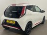 USED 2018 18 TOYOTA AYGO 1.0 VVT-I X-PRESS 5d 69 BHP Cool White , Red accents