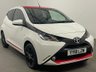 USED 2018 18 TOYOTA AYGO 1.0 VVT-I X-PRESS 5d 69 BHP Cool White , Red accents