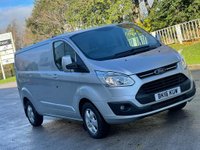 USED 2016 16 FORD TRANSIT CUSTOM 2.2 290 LIMITED LR P/V 124 BHP PRICE 12450 + VAT = 14940