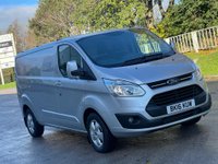 USED 2016 16 FORD TRANSIT CUSTOM 2.2 290 LIMITED LR P/V 124 BHP PRICE 12450 + VAT = 14940
