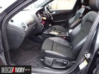 USED 2014 14 AUDI A4 2.0 TDI BLACK EDITION 4d 148 BHP + FULL SERVICE HISTORY + 1 YEAR MOT AND BREAKDOWN COVER