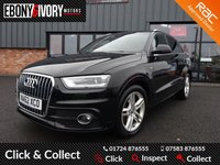 USED 2012 62 AUDI Q3 2.0 TDI QUATTRO S LINE 5d 175 BHP FANTASTIC EXAMPLE+MASSIVE FACTORY SPECIFICATION+JUST HAD MAJOR SERVICE