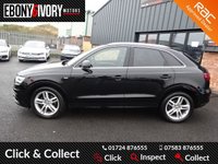 USED 2012 62 AUDI Q3 2.0 TDI QUATTRO S LINE 5d 175 BHP FANTASTIC EXAMPLE+MASSIVE FACTORY SPECIFICATION+JUST HAD MAJOR SERVICE