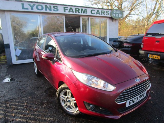 2013 13 Ford Fiesta 1.0 ZETEC ECOBOOST 5d 99 BHP