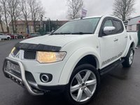 USED 2013 13 MITSUBISHI L200 2.5 DI-D 4X4 BARBARIAN LB DCB 175 BHP CHROME BARS -NO VAT- DIESEL - LONG MOT-DRIVE AWAY TODAY-SIDE STEPS-NO VAT - FINANCE AVAILABLE !!