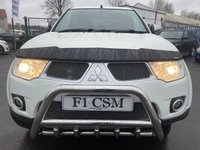 USED 2013 13 MITSUBISHI L200 2.5 DI-D 4X4 BARBARIAN LB DCB 175 BHP CHROME BARS -NO VAT- DIESEL - LONG MOT-DRIVE AWAY TODAY-SIDE STEPS-NO VAT - FINANCE AVAILABLE !!