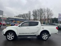USED 2013 13 MITSUBISHI L200 2.5 DI-D 4X4 BARBARIAN LB DCB 175 BHP CHROME BARS -NO VAT- DIESEL - LONG MOT-DRIVE AWAY TODAY-SIDE STEPS-NO VAT - FINANCE AVAILABLE !!