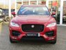 USED 2016 16 JAGUAR F-PACE 2.0 R-SPORT AWD 5d 178 BHP FANTASTIC LOOKING , JAGUAR 2.0D F-PACE, R-SPORT 4X4 180 BHP. Finished in ITALIAN RACING RED with contrasting TWO TONE FULL LEATHER TRIM. The Jaguar F-Pace is a large, stylish family car and one of the few SUVs on sale that is genuinely good fun to drive. It has a host of features that include Sat Nav, Two Tone Heated Leather, DAB Radio, Power rear Boot, Rear View Camera and much more. Sturgess Jaguar, Leicester Dealer serviced at 5 miles, 28919 miles, 51395 miles and on arrival at 59900 miles.