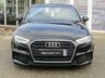 USED 2017 17 AUDI A3 1.6 TDI S LINE 4d 109 BHP Finished in MYTHOS BLACK METALLIC with contrasting Part Leather Heated SPORTS trim. This Audi A3 Saloon is a classy, high tech four-door that is also great to drive. This A3 saloon is a sleeker-looking version of the Audi A3 Sportback hatchback. Features include Sat Nav, DAB Radio, Tinted Windows, B/tooth, Alloys, &pound;20 Road Tax, Matrix LED Pack, 18" alloys and much more. AUDI Dealer serviced at 18823 miles and on arrival at 27760 miles by EMC. 12 Months MOT.