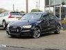 USED 2017 17 AUDI A3 1.6 TDI S LINE 4d 109 BHP Finished in MYTHOS BLACK METALLIC with contrasting Part Leather Heated SPORTS trim. This Audi A3 Saloon is a classy, high tech four-door that is also great to drive. This A3 saloon is a sleeker-looking version of the Audi A3 Sportback hatchback. Features include Sat Nav, DAB Radio, Tinted Windows, B/tooth, Alloys, &pound;20 Road Tax, Matrix LED Pack, 18" alloys and much more. AUDI Dealer serviced at 18823 miles and on arrival at 27760 miles by EMC. 12 Months MOT.