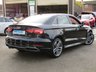USED 2017 17 AUDI A3 1.6 TDI S LINE 4d 109 BHP Finished in MYTHOS BLACK METALLIC with contrasting Part Leather Heated SPORTS trim. This Audi A3 Saloon is a classy, high tech four-door that is also great to drive. This A3 saloon is a sleeker-looking version of the Audi A3 Sportback hatchback. Features include Sat Nav, DAB Radio, Tinted Windows, B/tooth, Alloys, &pound;20 Road Tax, Matrix LED Pack, 18" alloys and much more. AUDI Dealer serviced at 18823 miles and on arrival at 27760 miles by EMC. 12 Months MOT.