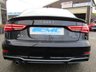 USED 2017 17 AUDI A3 1.6 TDI S LINE 4d 109 BHP Finished in MYTHOS BLACK METALLIC with contrasting Part Leather Heated SPORTS trim. This Audi A3 Saloon is a classy, high tech four-door that is also great to drive. This A3 saloon is a sleeker-looking version of the Audi A3 Sportback hatchback. Features include Sat Nav, DAB Radio, Tinted Windows, B/tooth, Alloys, &pound;20 Road Tax, Matrix LED Pack, 18" alloys and much more. AUDI Dealer serviced at 18823 miles and on arrival at 27760 miles by EMC. 12 Months MOT.