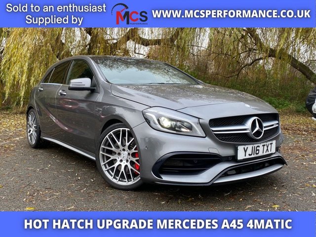 2016 16 MERCEDES-BENZ A-CLASS 2.0 AMG A 45 4MATIC PREMIUM 5d 375 BHP AMG PERFORMANCE EXHAUST & SUSPENSION CONTROL