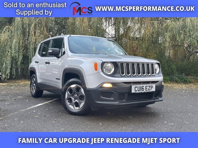 2016 16 JEEP RENEGADE 1.6 M-JET SPORT 5d 118 BHP Excellent example - Well Kept Jeep
