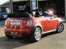 USED 2012 62 MINI CONVERTIBLE 1.6 COOPER 2d 122 BHP Finished in VOLCANIC ORANGE PEARL with contrasting, Black HEATED PART LEATHER Trim. This Mini is a cool and classy looking Convertible. It feels sporty and is great fun to drive. Features include, Heated Part Leather seats, Rear Park Sensors, Blue Tooth, DAB RADIO, Climate, Alloys, Low mileage and much more. Dealer serviced at 16698 miles, 21901 miles, 27673 miles, 32297 miles, 35182 miles and at 72998 miles. MOT due 24/1/2023.