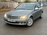 USED 2007 07 MERCEDES-BENZ C CLASS 1.8 C200 KOMPRESSOR ELEGANCE 4d 181 BHP 