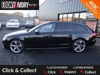 USED 2014 14 AUDI A4 3.0 AVANT TDI QUATTRO BLACK EDITION 5d 241 BHP + FULL SERVICE HISTORY + 1 YEAR MOT AND BREAKDOWN COVER