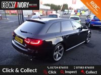 USED 2014 14 AUDI A4 3.0 AVANT TDI QUATTRO BLACK EDITION 5d 241 BHP + FULL SERVICE HISTORY + 1 YEAR MOT AND BREAKDOWN COVER