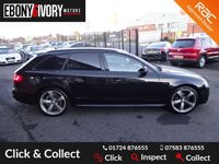 USED 2014 14 AUDI A4 3.0 AVANT TDI QUATTRO BLACK EDITION 5d 241 BHP + FULL SERVICE HISTORY + 1 YEAR MOT AND BREAKDOWN COVER