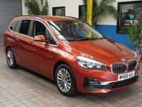 USED 2018 68 BMW 2 SERIES 2.0 220D XDRIVE LUXURY GRAN TOURER 5d 188 BHP SAT NAV LEATHER 7 SEATS
