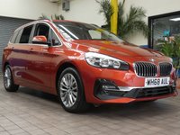 USED 2018 68 BMW 2 SERIES 2.0 220D XDRIVE LUXURY GRAN TOURER 5d 188 BHP SAT NAV LEATHER 7 SEATS