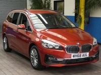 USED 2018 68 BMW 2 SERIES 2.0 220D XDRIVE LUXURY GRAN TOURER 5d 188 BHP SAT NAV LEATHER 7 SEATS
