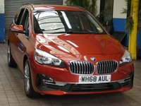 USED 2018 68 BMW 2 SERIES 2.0 220D XDRIVE LUXURY GRAN TOURER 5d 188 BHP SAT NAV LEATHER 7 SEATS