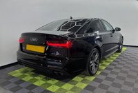 USED 2017 17 AUDI A6 4.0 TFSI QUATTRO S6 BLACK EDITION 4d 444 BHP THIS FANTASTIC ONE OWNER SPORT SALOON COMES IN GLEAMING BLACK AND COMES WITH FULL AUDI SERVICE HISTORY