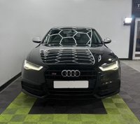 USED 2017 17 AUDI A6 4.0 TFSI QUATTRO S6 BLACK EDITION 4d 444 BHP THIS FANTASTIC ONE OWNER SPORT SALOON COMES IN GLEAMING BLACK AND COMES WITH FULL AUDI SERVICE HISTORY