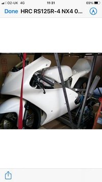 USED 2021 HONDA RS 125R-4 NX4 2 Stroke Road Racer Superb, never used
