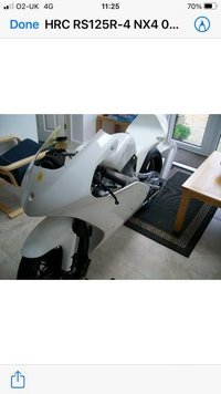 USED 2021 HONDA RS 125R-4 NX4 2 Stroke Road Racer Superb, never used